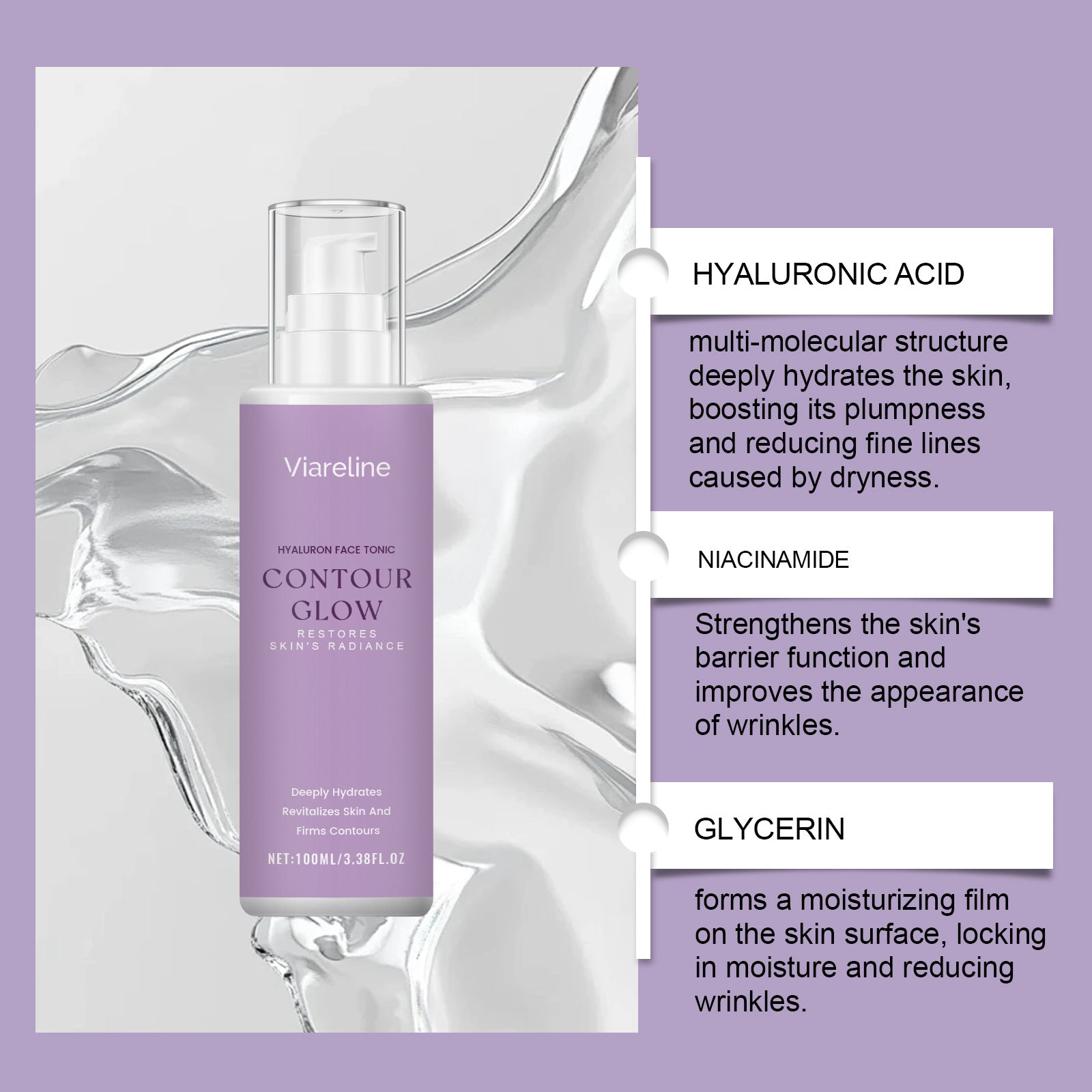 Hyaluronic Acid Facial Lotion Gentle Moisturizing