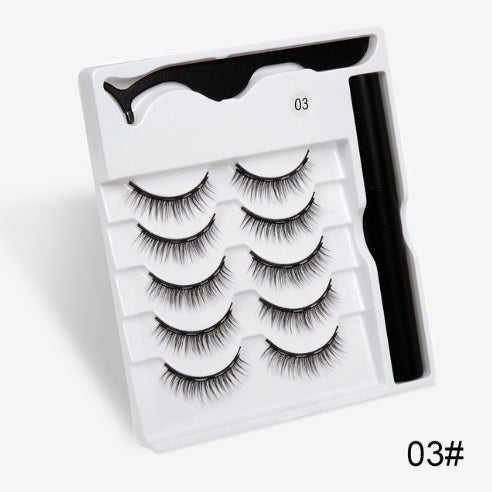 Pairs Of False Eyelashes With Magnets In Fashion