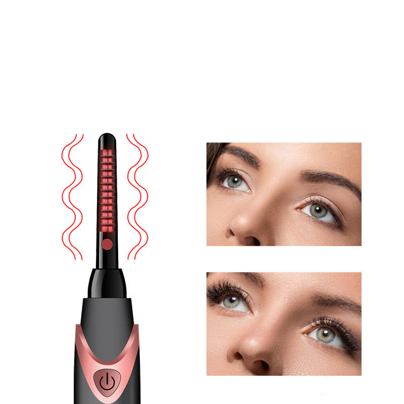 Electric eyelash curling wand