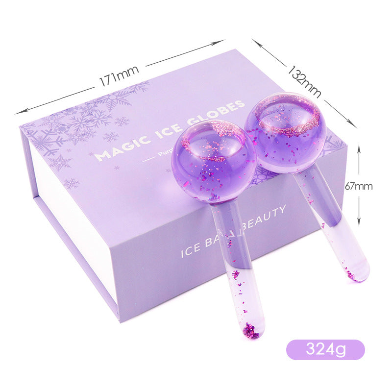 Purple Crystal Energy Beauty Ice Wave Ball