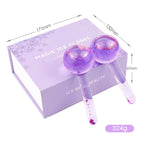 Purple Crystal Energy Beauty Ice Wave Ball