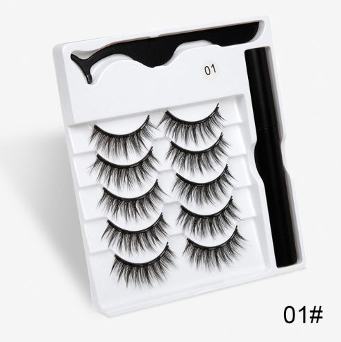Pairs Of False Eyelashes With Magnets In Fashion