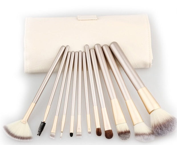 Spot Detonating,Make-up Brush, 24 Make-up And Brush Suits For Portable Beauty And Makeup Tools